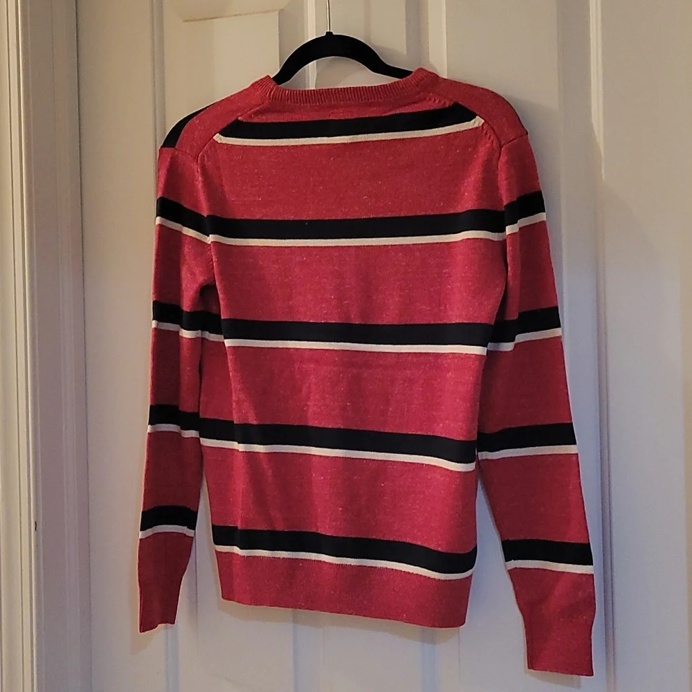 GAP red striped sweater XXL/14
